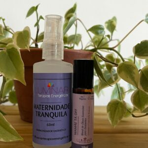 Mamãe Tá OFF 10ml + Spray Floral Maternidade Tranquila 60ml